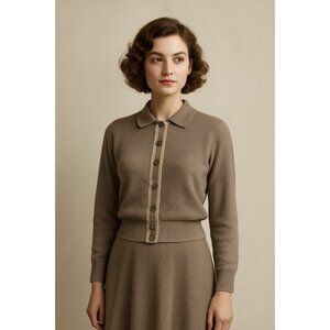 VGUC Vintage 50’s Dalton 100% Virgin Cashmere Cardigan Sweater